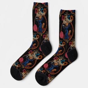 Disco-Roter Panda Socken