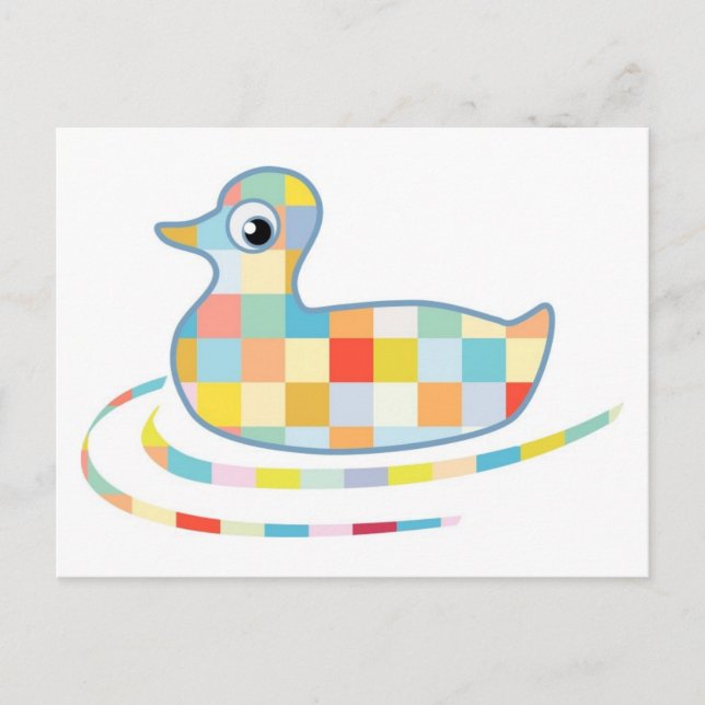 Disco Rubber Ducky Postkarte (Vorderseite)