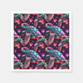 Disco Sea Turtle Serviette