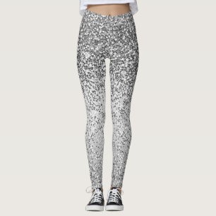 Disco Silver Glam Leggings