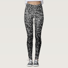 Disco Silver Glam Leggings
