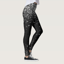 Disco Silver Glam Leggings