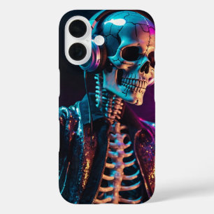 Disco Skeleton iPhone 16 Hülle