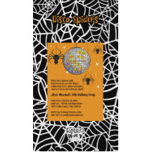 Disco Spiders Halloween Orange Retro Kostüme Party