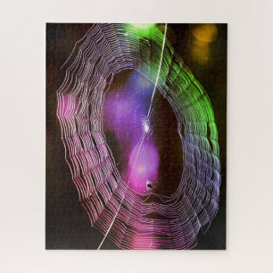 Disco Style Spider Web Puzzle