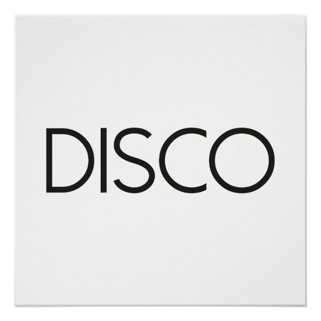 Disco-Tanz Poster (Vorderseite)