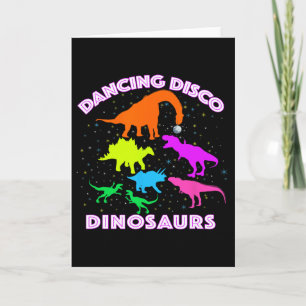 Disco tanzende Dinosaurier beweisen, dass sie ein  Karte