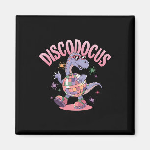 Disco tanzender Dinosaurier Diplodocus Dino lustig Magnet
