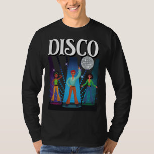 Disco-Tänzer Disco-Kugel Disco-Party 70er 80er Par T-Shirt