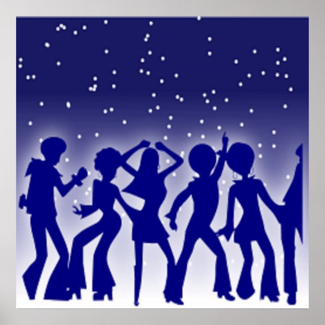 DISCO-TÄNZER POSTER (Vorne)