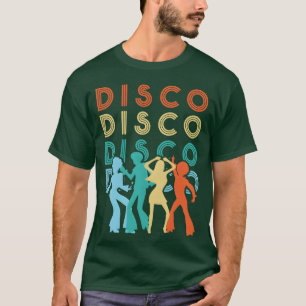 Disco-Tänzer tanzen 1970er 70er Siebziger Jahre Mu T-Shirt