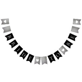 Disco Themed Bachelorette Bridge to be Wimpelkette