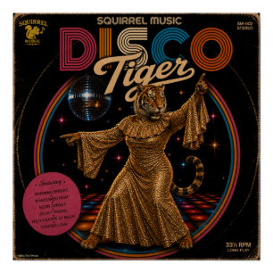 Disco-Tigress Poster