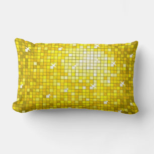 Disco Tiles Gelbe Kissen