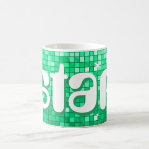Disco Tiles Jade 'star'-Tasse Kaffeetasse