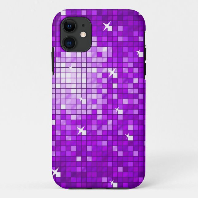 Disco Tiles Lila iPhone 5 Gehäuse Case-Mate iPhone Hülle (Rückseite)