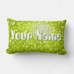 Disco Tiles Limon "Name" werfen Kissen lumbar