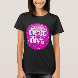 Disco Tiles Pink Disco Diva Women's T - Shirt