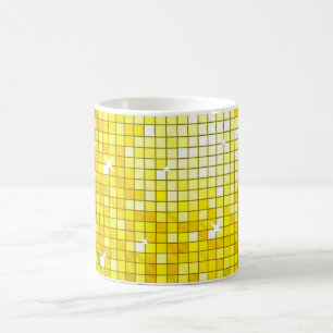 Disco Tiles Yellow Tasse