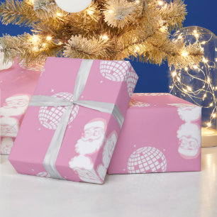 Disco-Weihnachtsmann Weihnachten Geschenkpapier
