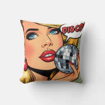Disco-Wurfkissen