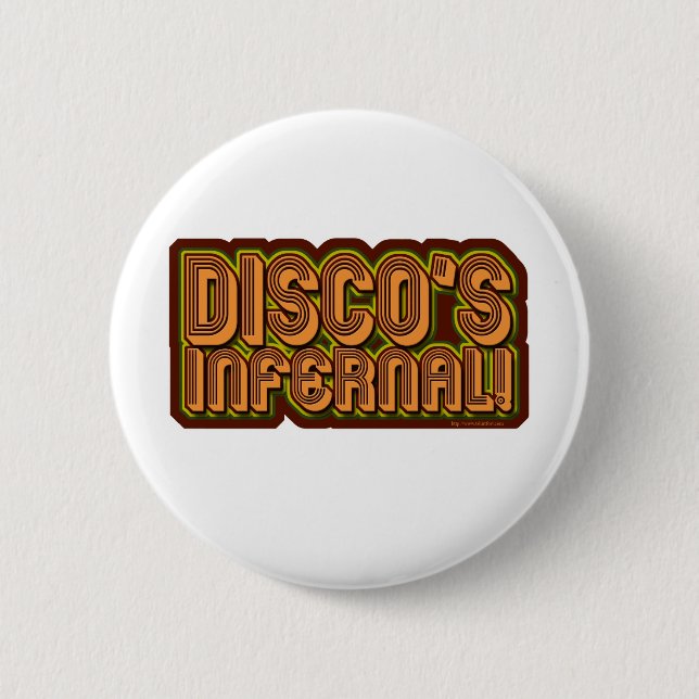 Discos Infernal Button (Vorderseite)