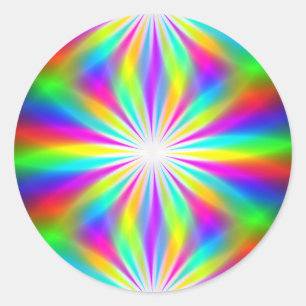 DiscoTech 4 Runder Aufkleber