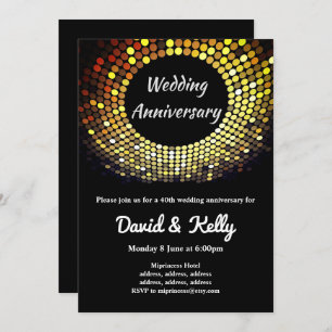 discothèque, vintage, mariage de danse, invitation