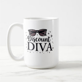 Discount Diva - Chic & Savvy Shopping Queen Kaffeetasse