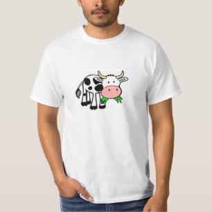 Discount T-shirt weiß "Lustige Kuh"