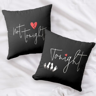 Discours Coussin amusant ce soir pas ce soir Noir 