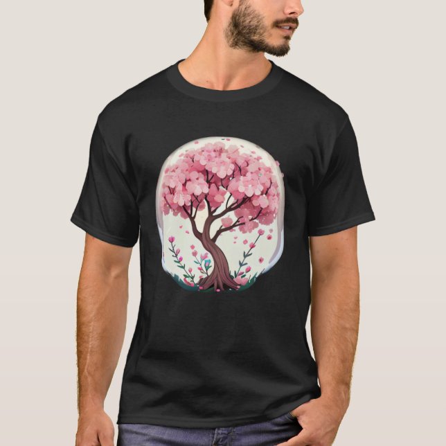 Discover the Magic of Spring with a Cherry Blossom T-Shirt (Vorderseite)