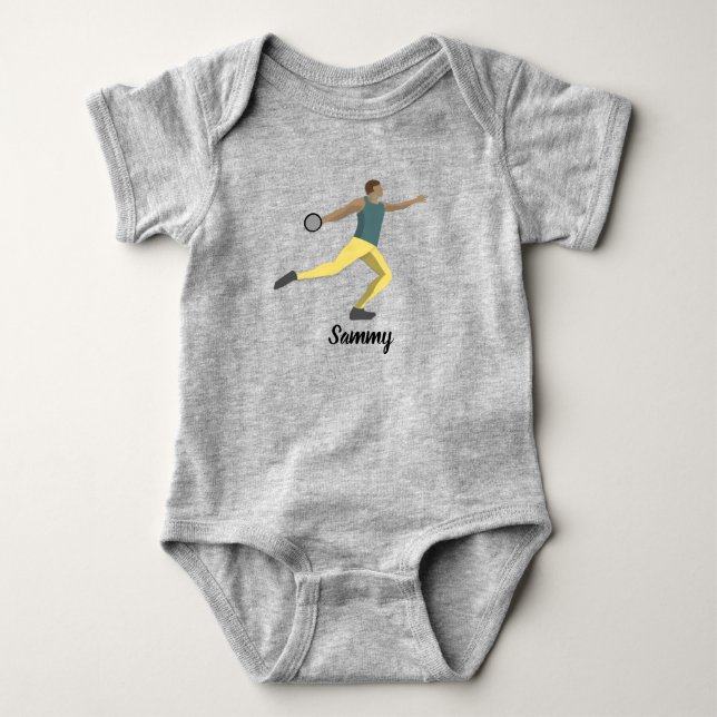 Discus Baby Strampler (Vorderseite)
