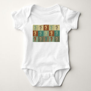 Discus-Pop-Kunst Baby Strampler