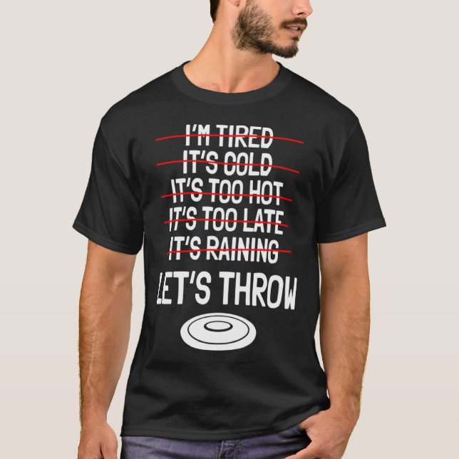 Discus Throw Player Disc Athletes Sports Track And T-Shirt (Vorderseite)