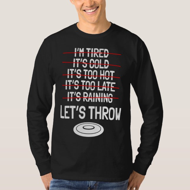 Discus Throw Player Disc Athletes Sports Track And T-Shirt (Vorderseite)