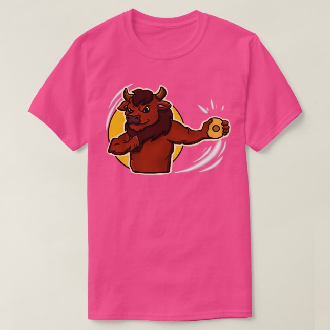Discus Thrower Bison T-Shirt (Design vorne)