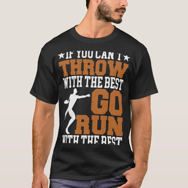 Discus Thrower Throw With The Best Discus Throwing T-Shirt (Vorderseite)