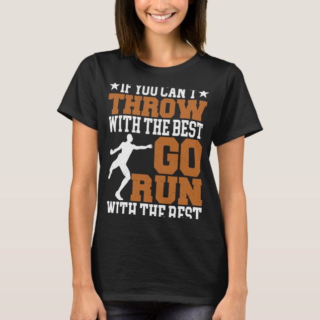 Discus Thrower Throw With The Best Discus Throwing T-Shirt (Vorderseite)