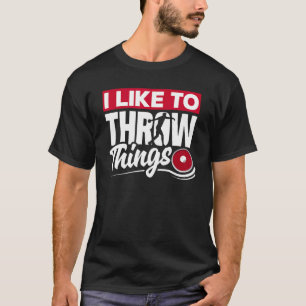 Discus Throwing Discus Thrower Track und Field lik T-Shirt