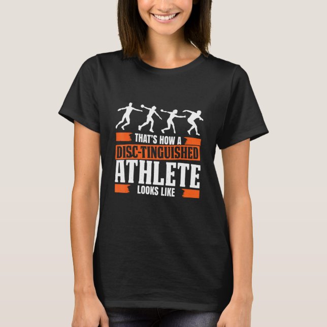 Discus Throwing für Discus Thrower Discus Athlete T-Shirt (Vorderseite)