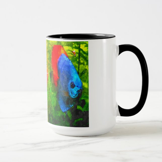 Discusaquarium-Fisch-Tasse Tasse (Rechts)