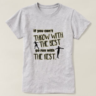 DiscusThrow mit dem besten Shirt der Frauen