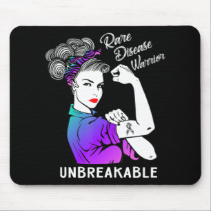 Disease Warrior Unbreakable T-Shirt Awareness Mousepad