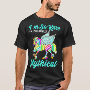 Disease Zebra Unicorn Zebra Ribbon T-Shirt