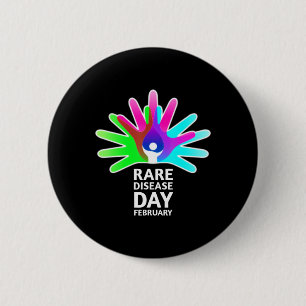 Diseases Day 2022 - Seltene Disease Awareness T- Button
