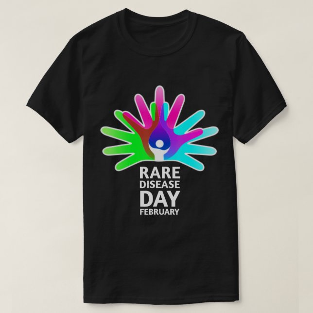 Diseases Day 2022 - Seltene Disease Awareness T- T-Shirt (Design vorne)