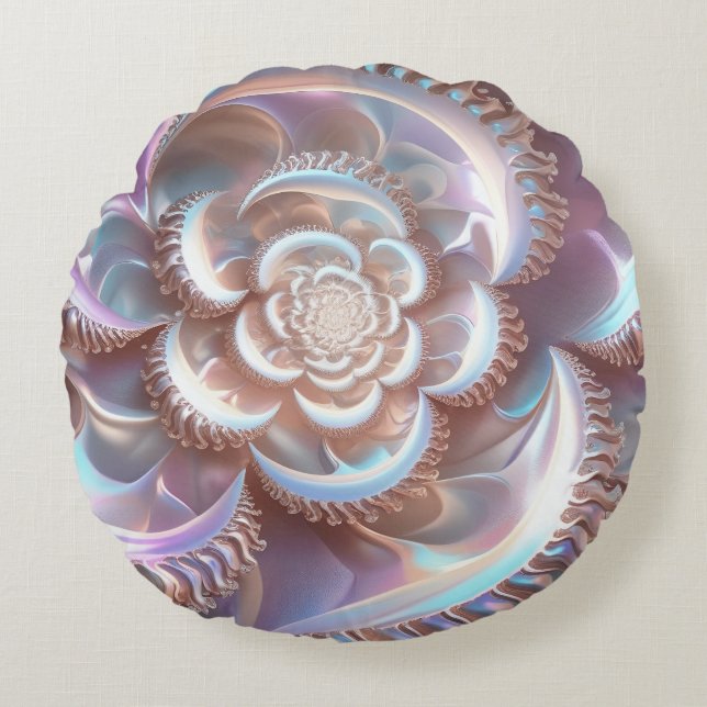 Diseño de concha espiral rundes kissen (Vorderseite)