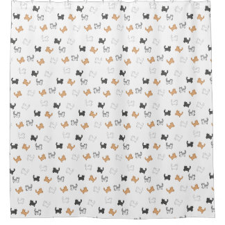 diseño de gatitos duschvorhang