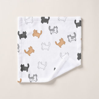 diseño de gatitos waschlappen